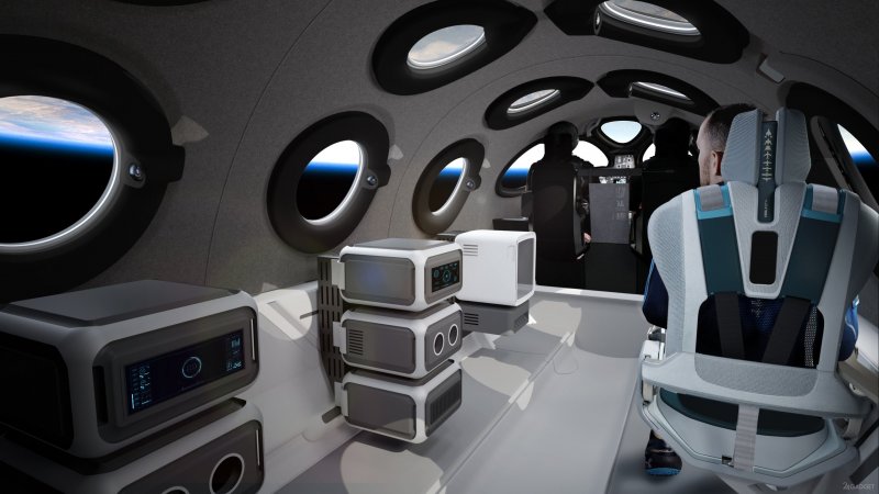 Virgin Galactic кабина
