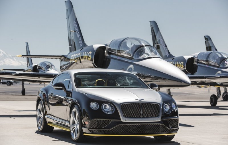 Bentley Continental gt Breitling Jet Team