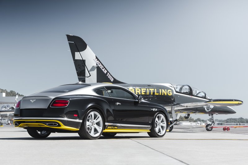 Bentley Continental gt Breitling Jet Team