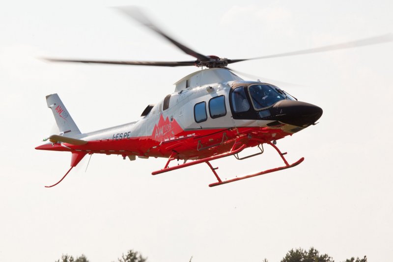 Вертолет Agusta aw109sp внутри