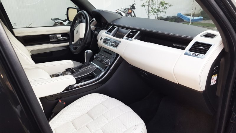 Range Rover Sport белый салон