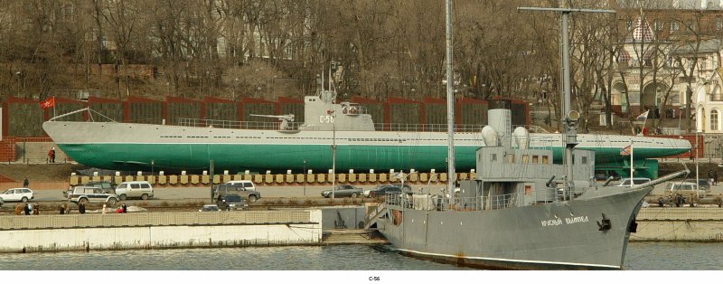 Советская подводная лодка с-56