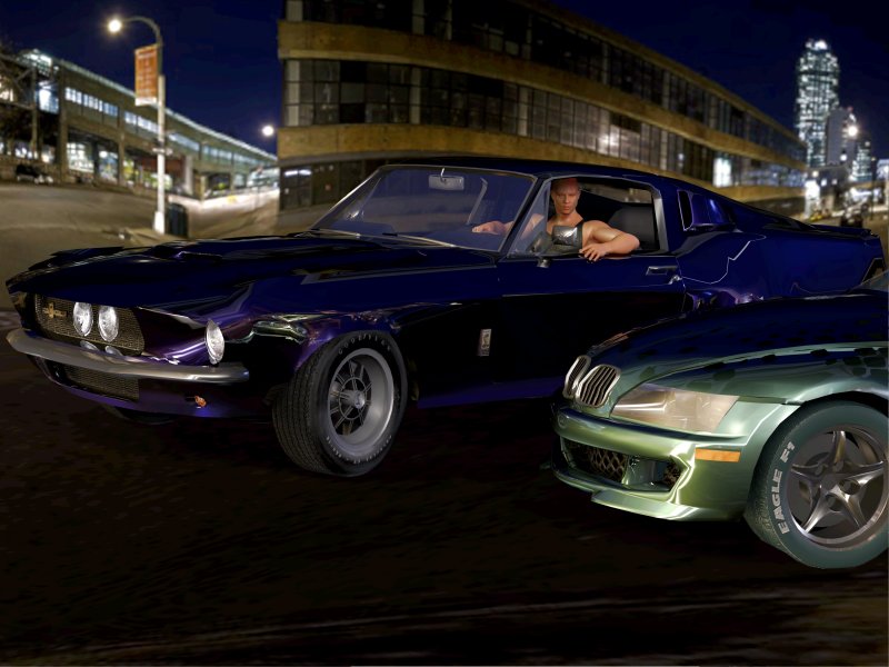 Ford Mustang s281 Red car