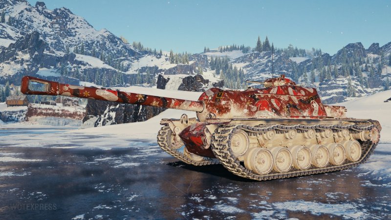 Красный камуфляж в WOT