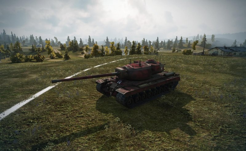 Красный камуфляж в WOT