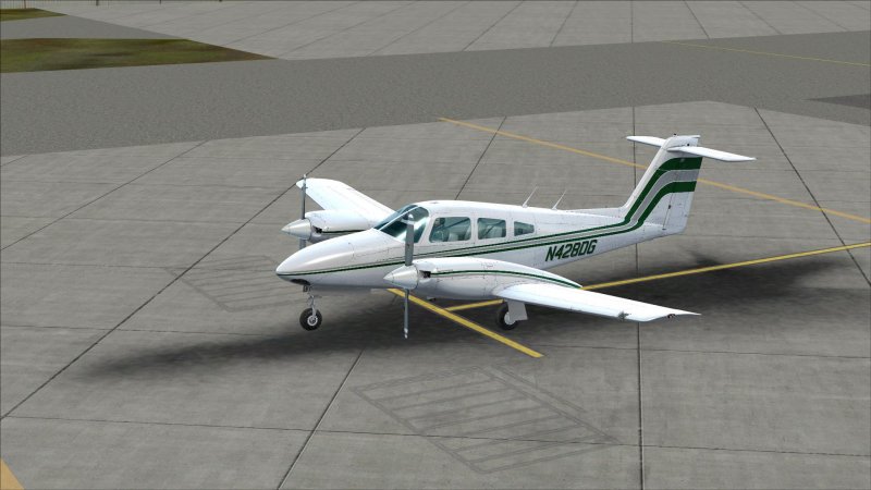 Двухмоторный самолёт Piper pa-44 Seminole