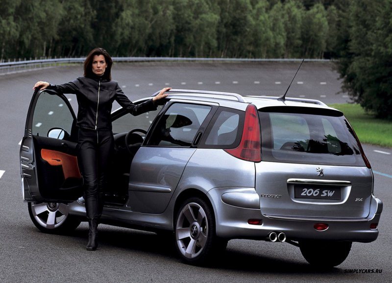 Peugeot 206 SW салон