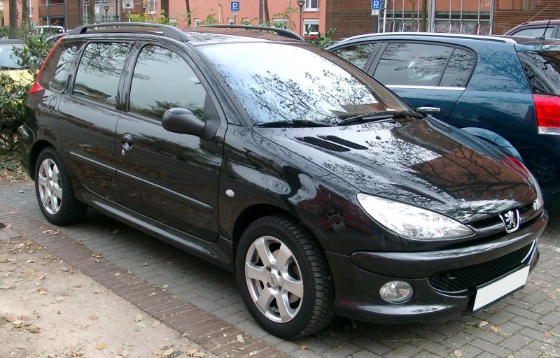 Peugeot 206 SW Black