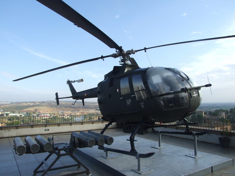 Немецкий военный вертолет bo 105