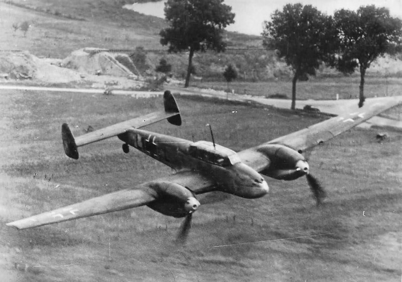 Немецкий самолет bf 110