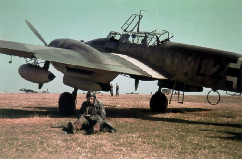 Messerschmitt bf.110 на аэродроме