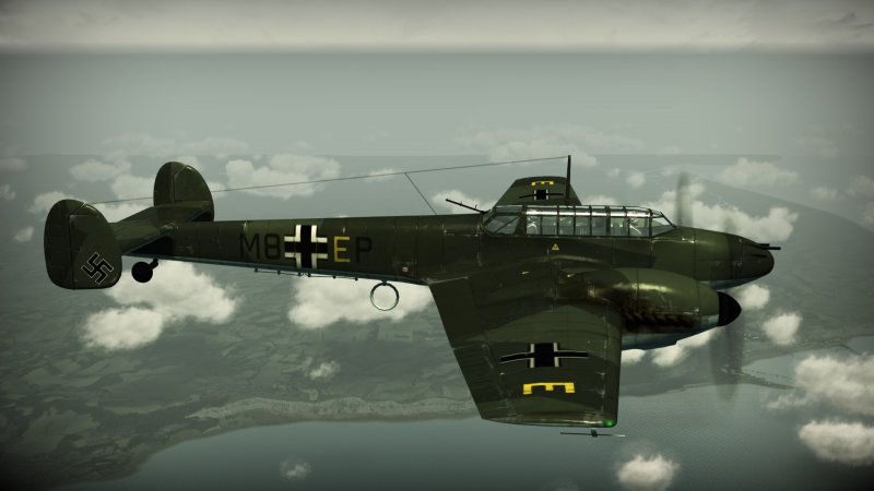 Истребитель Мессершмитт bf 110