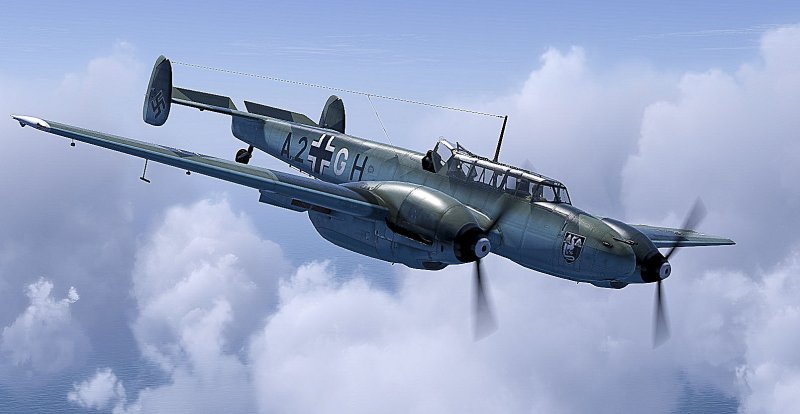 Истребитель Мессершмитт bf 110