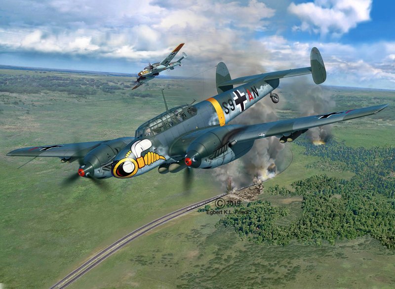 Истребитель Мессершмитт bf 110