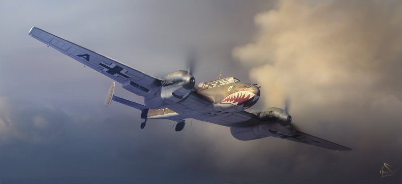 Немецкий истребитель БФ 110