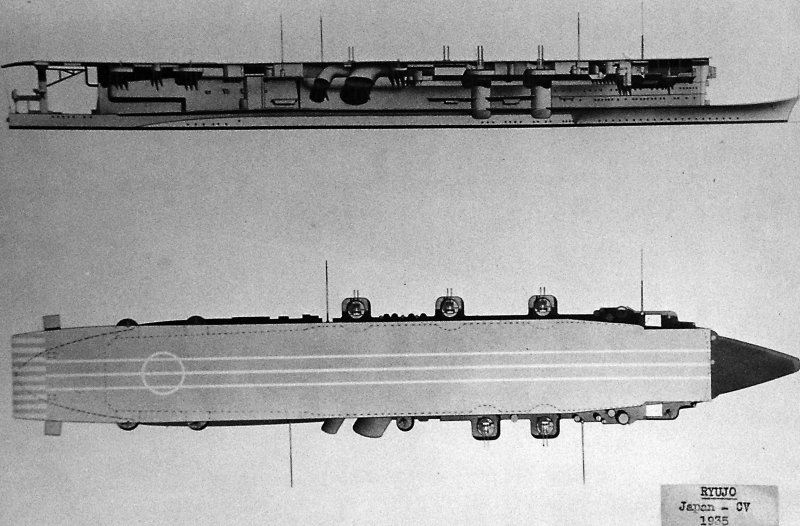 Japanese aircraft Carrier Ryujo