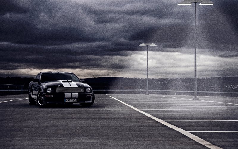 Ford Mustang Rain