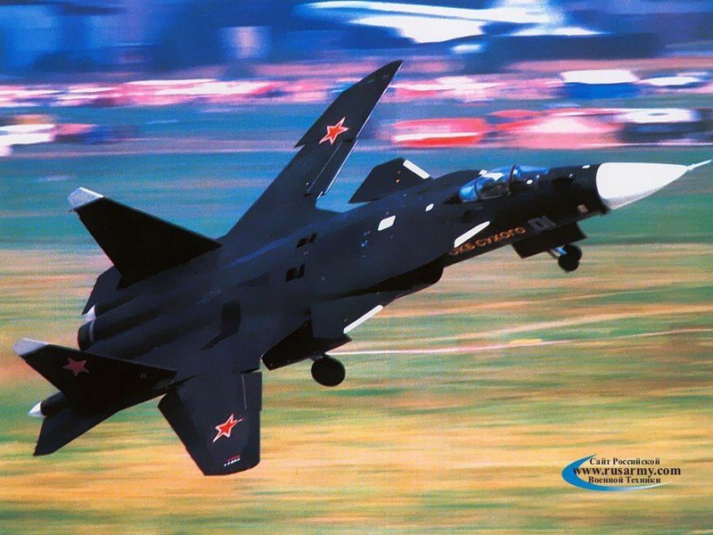 Экспериментальный истребитель Су-47 «Беркут»