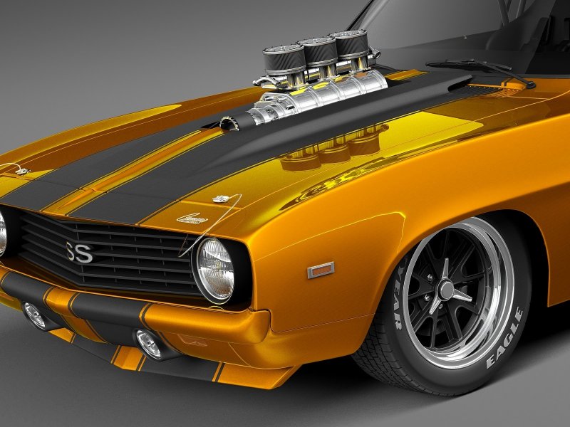 1969 Chevrolet Camaro SS модель
