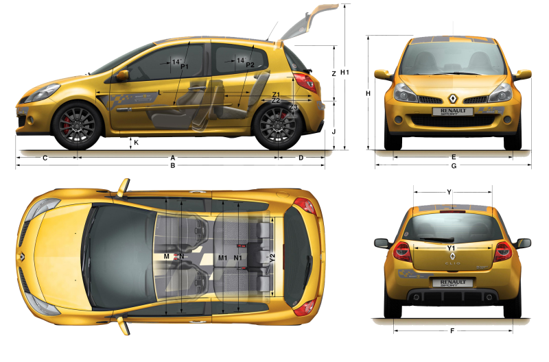 Renault Arkana габариты
