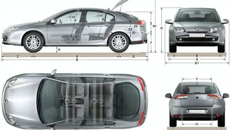 Renault Captur габариты