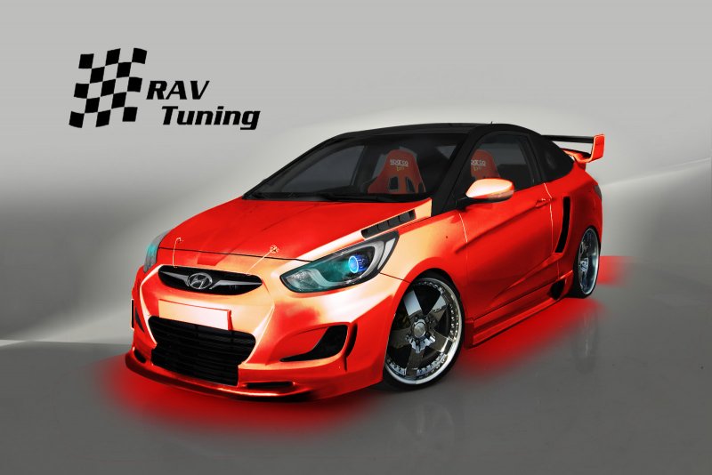 Hyundai Solaris хэтчбек Tuning