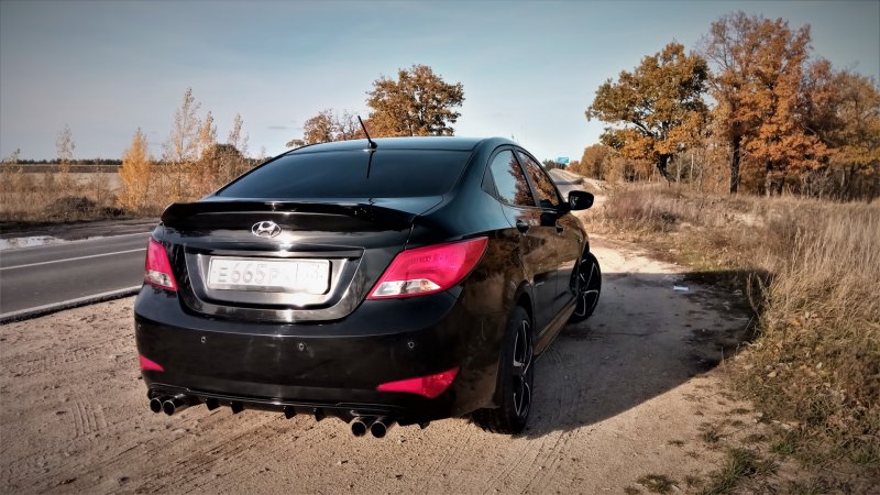 Hyundai Solaris тюнингованные