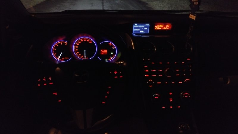Mazda cx7 панель приборов