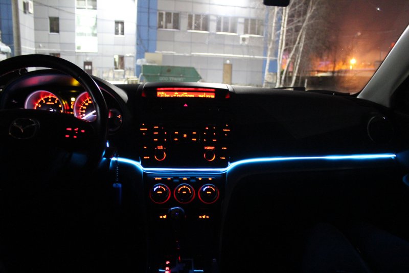 Контурная подсветка Mazda 6 GH