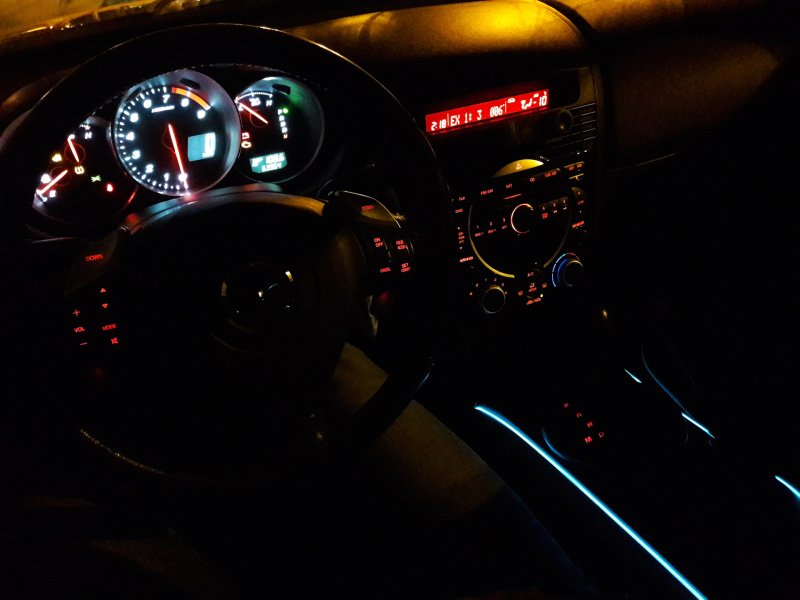 Mazda RX 8 ночью