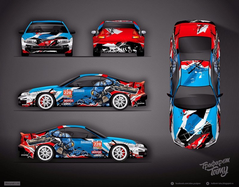 Honda s2000 развертка винила
