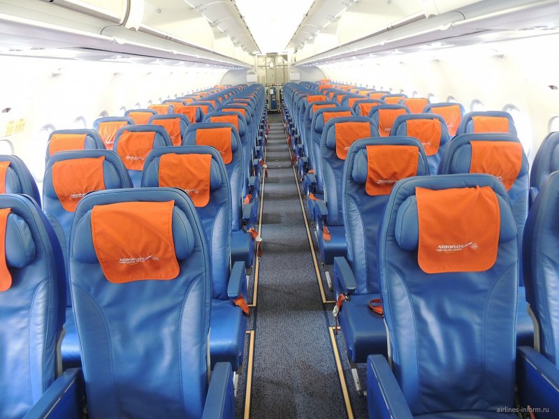 Airbus a319 салон Аэрофлот