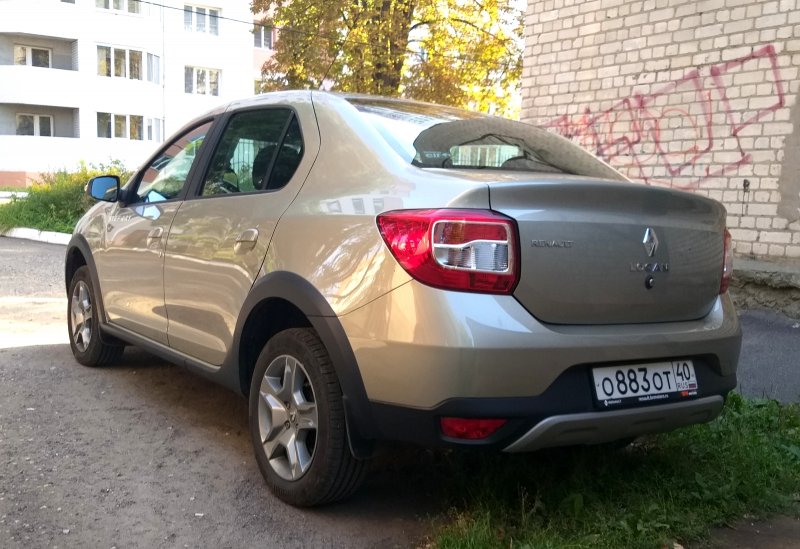 Renault Sandero Stepway светлый базальт