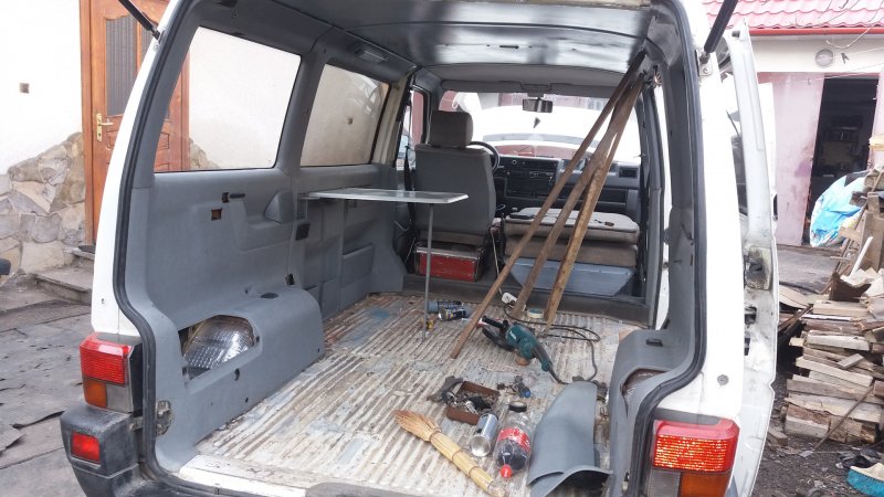 Volkswagen Transporter t4 салон 1992