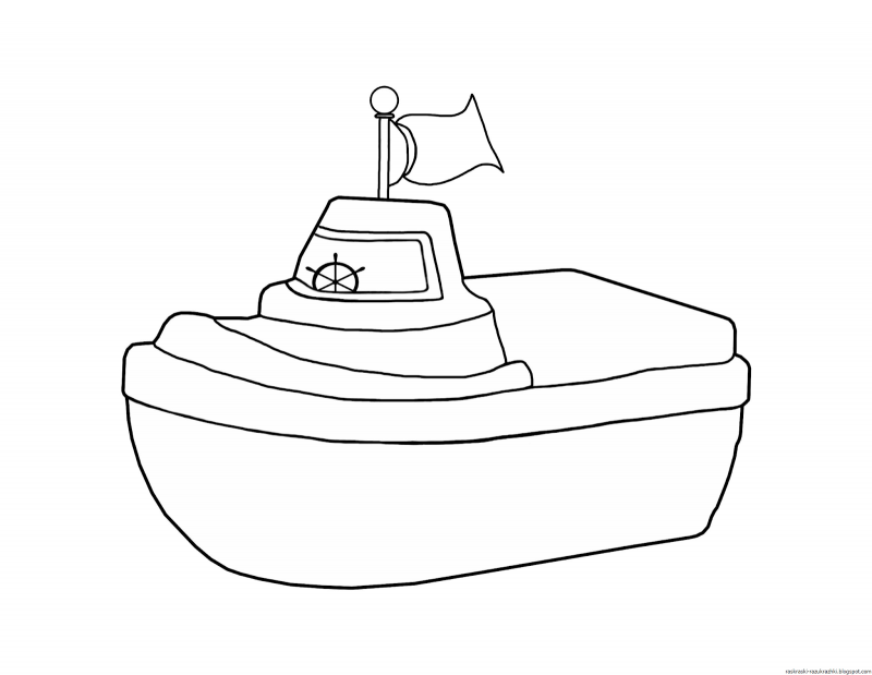 Рефлексия кораблик
