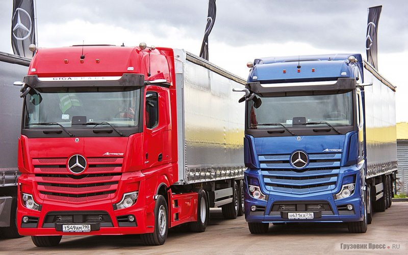 Новый тягач Mercedes-Benz Axor