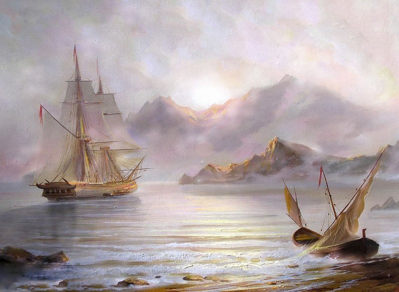 Художник маринист Александр Милюков