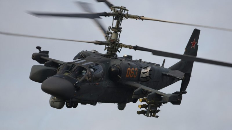 Ка-52 Аллигатор чёрный