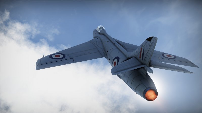 Кокпит Hawker Hunter FGA.9