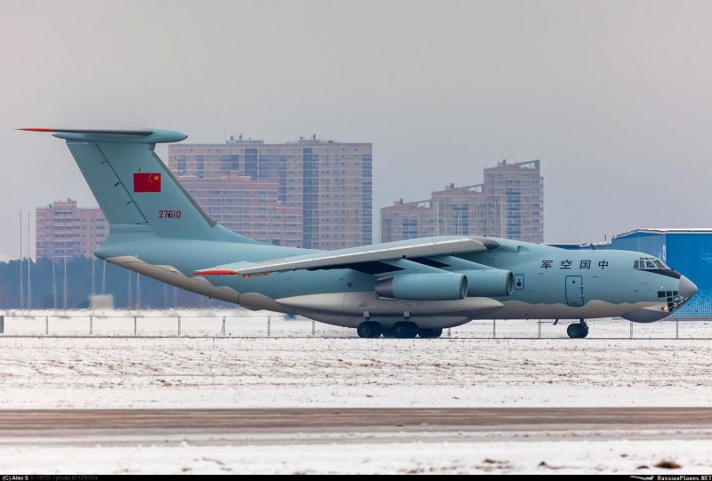 Самолет ил 76 ВВС Китая
