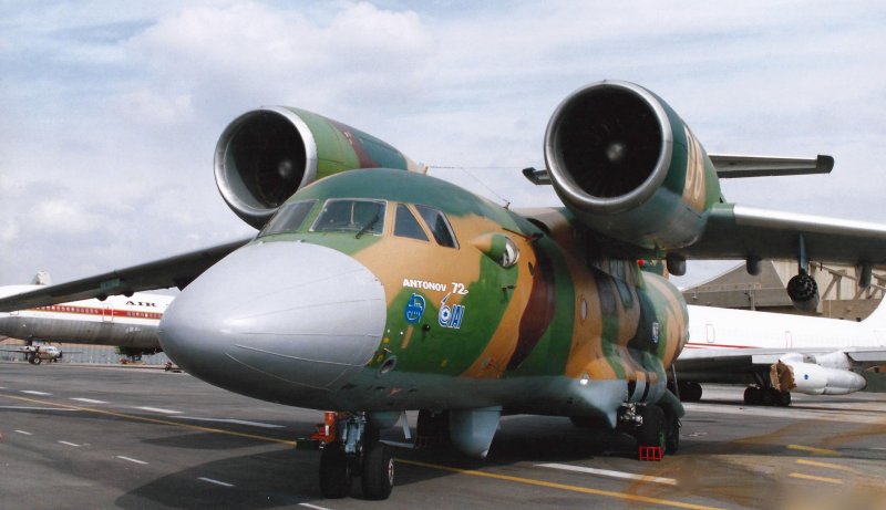 АН 72 Чебурашка вид сверху