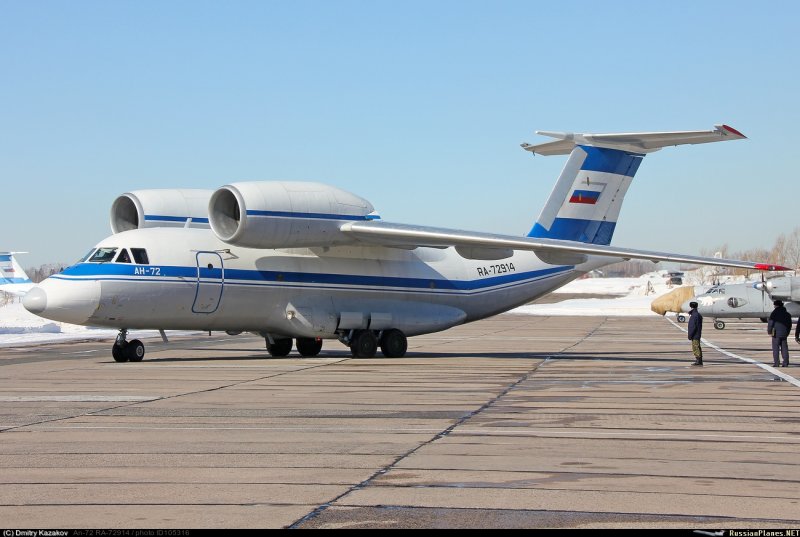 АН-72 военно-транспортный самолёт