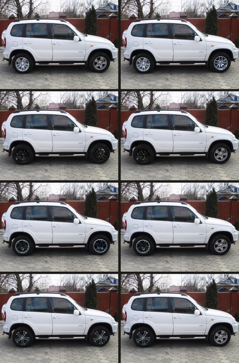 Литые диски 17 размер на Chevrolet Niva