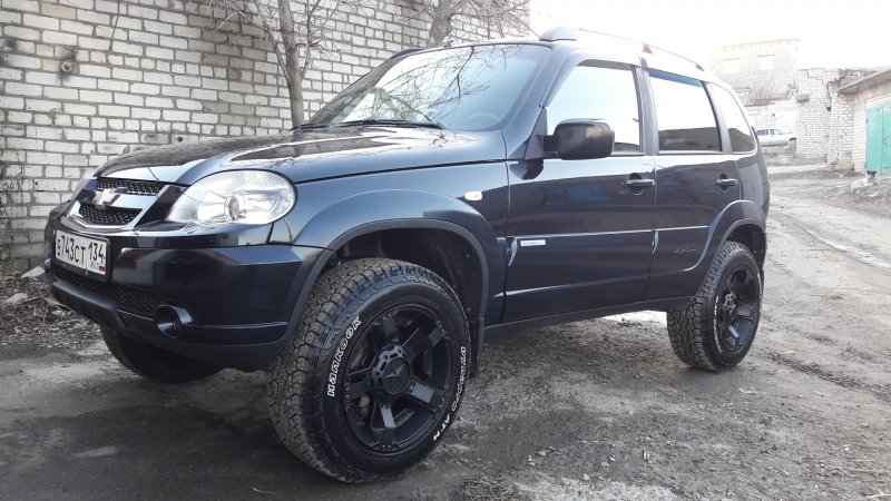 Колеса 17 радиус Нива Шевроле