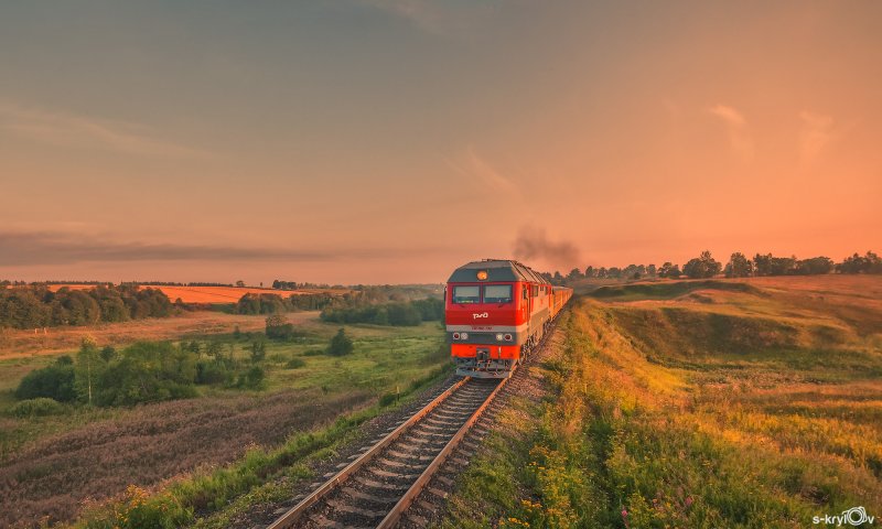 Железнодорожные пейзажи России