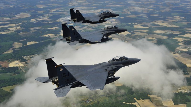 Истребитель ВВС США F-15