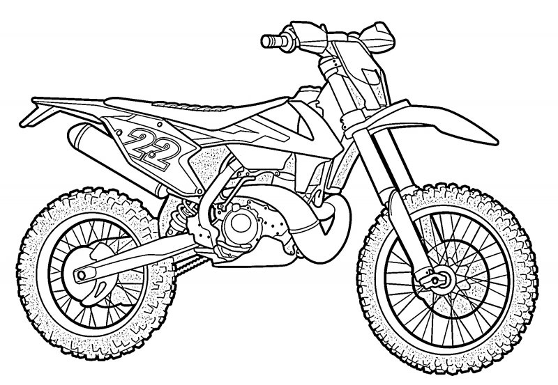 Раскраска мотоцикла Honda CBR 600 RR