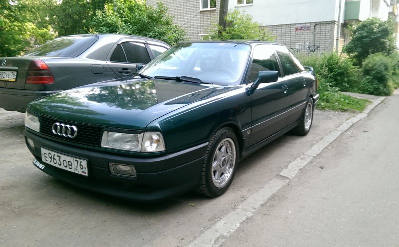 Audi 80 b3 зеленая