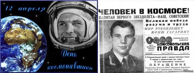 Юрий Гагарин 12 апреля день космонавтики