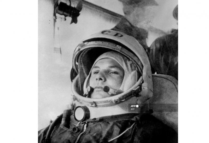 Кортеж Гагарина 14 апреля 1961